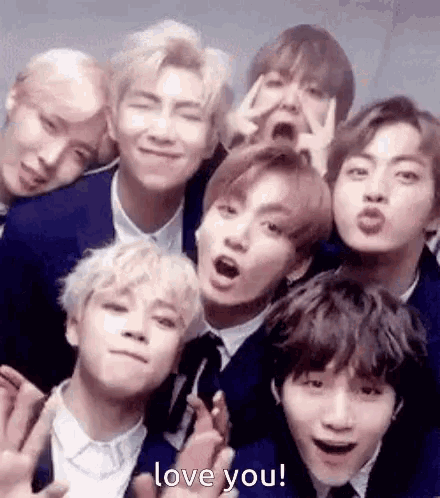 Love You Bts GIF - Love You Bts Picture Time GIFs