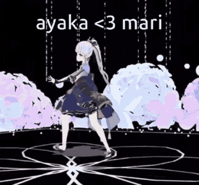 Ayaka Loves Mari Kamisatoayaka GIF - Ayaka Loves Mari Kamisatoayaka Ayaka Genshin GIFs