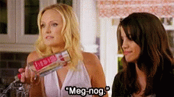 Meg Nog Drinks GIF - Meg Nog Drinks Vodka GIFs