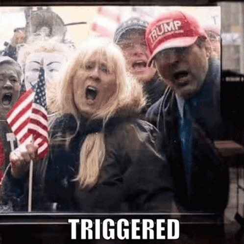 Triggered Cult GIF - Triggered Cult Trump GIFs