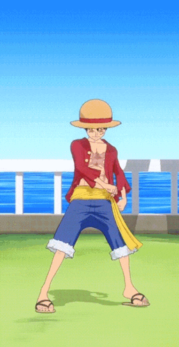 a man in a straw hat and shorts is standing on a green field
