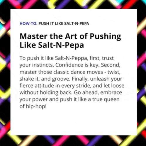Salt N Pepa Push It GIF - Salt N Pepa Push It Push It Real Good GIFs
