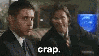 Supernatural Dean GIF - Supernatural Dean Crap GIFs