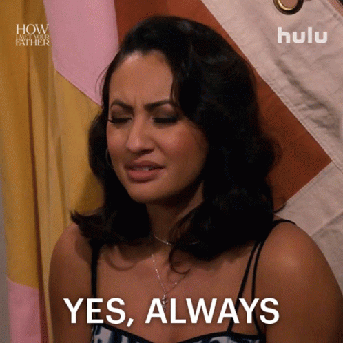 Yes Always Valentina GIF - Yes Always Valentina How I Met Your Father GIFs