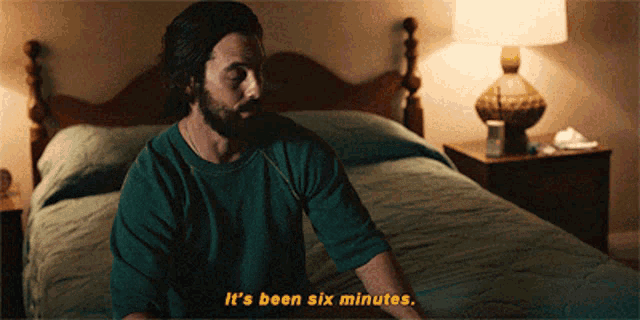 This Is Us Jack Pearson GIF - This Is Us Jack Pearson Its Been Six Minutes GIFs