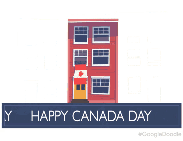 Happy Canada Day Google Doodles GIF - Happy Canada Day Canada Day Google Doodles GIFs