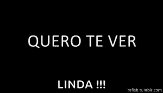 a gray background with the words te ter pra mim linda on it