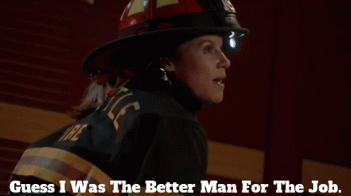 Station19 Maya Bishop GIF - Station19 Maya Bishop Guess I Was The Better Man For The Job GIFs