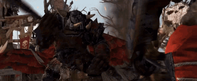 Black Orc Total War Warhammer GIF - Black Orc Total War Warhammer Greenskins GIFs
