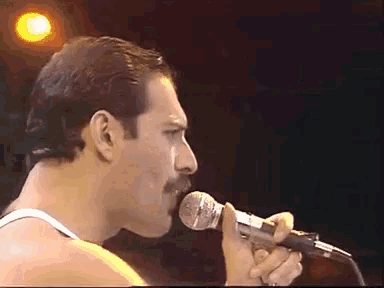 Queen 80s Freddie GIF - Queen 80s Freddie Freddie Mercury GIFs