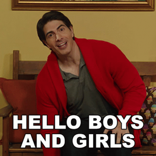 Hello Boys And Girls Brandon Routh GIF - Hello Boys And Girls Brandon Routh Ray Palmer GIFs