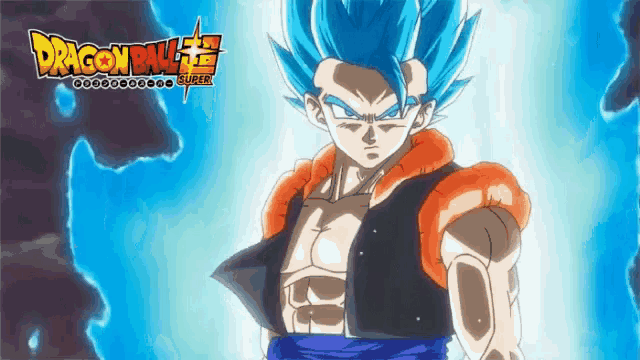 gogeta from dragon ball super is shown in a cartoon