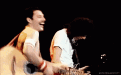 Happy Freddie Mercury GIF - Happy Freddie Mercury Singer GIFs