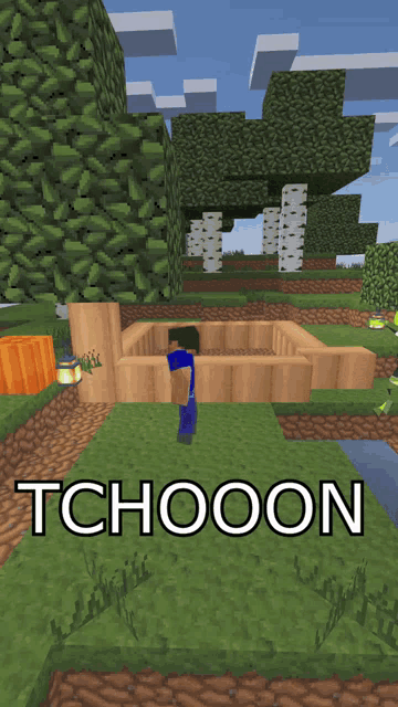 a screenshot of a video game with the words tchooon
