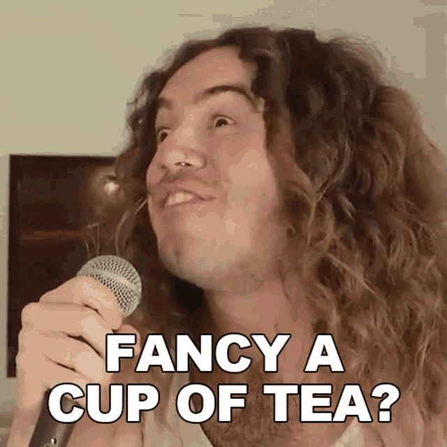 Fancy A Cup Of Tea Bradley Hall GIF - Fancy A Cup Of Tea Bradley Hall Wanna Have A Drink GIFs