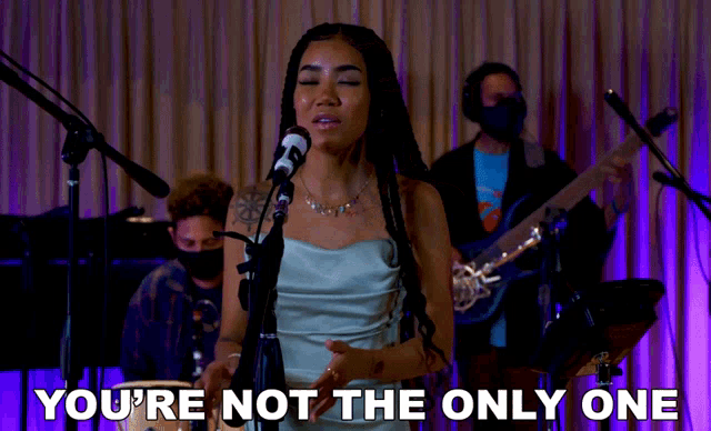 Youre Not The Only One Jhene Aiko GIF - Youre Not The Only One Jhene Aiko Stranger Song GIFs