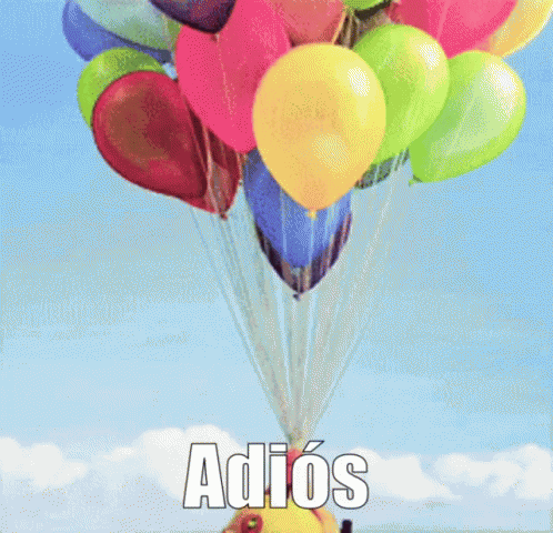 Globos Adiós Up GIF - Balloon Bye Up GIFs