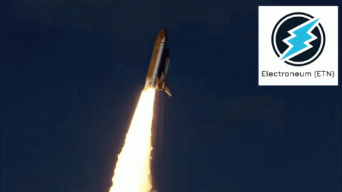 To The Moon Etn GIF - To The Moon Etn Electroneum GIFs