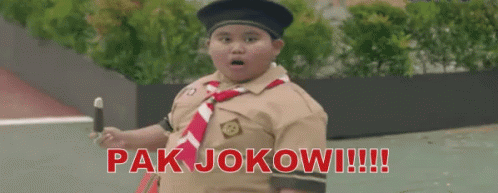 Pak Jokowi GIF - Pramuka Pak Jokowi Anak Gendut GIFs