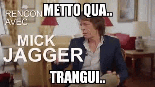 Mick Jagger Mettoqua GIF - Mick Jagger Mettoqua Fabiocelenza GIFs