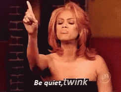 Tyra Banks Be Quiet Twink GIF - Tyra Banks Be Quiet Twink Antm GIFs