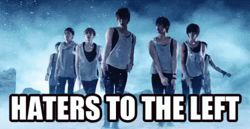 Haters GIF - K Pop Korean Haters To The Left GIFs