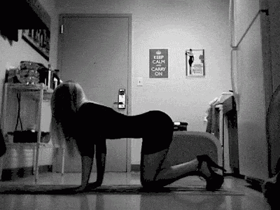 Girl Yoga GIF
