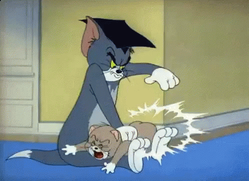 Tom And Jerry Spank GIF - Tom And Jerry Spank Punish GIFs
