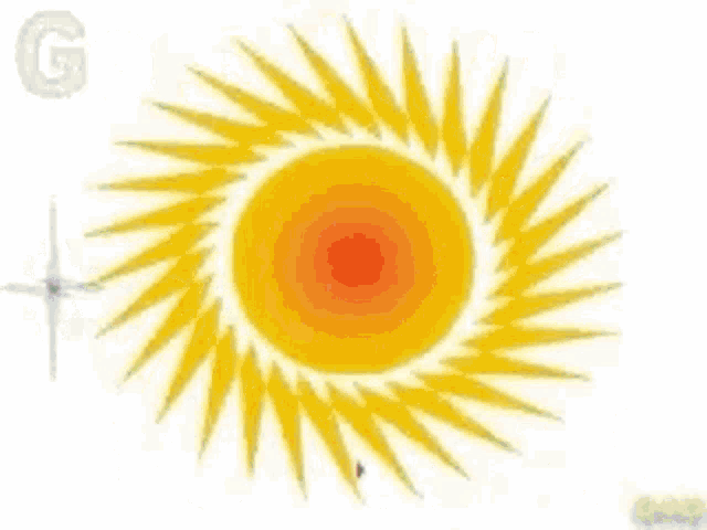 a picture of a sun with the words `` good morning good day '' on it .
