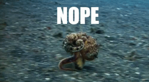 Nope Octopus GIF - Nope Octopus Scurry GIFs