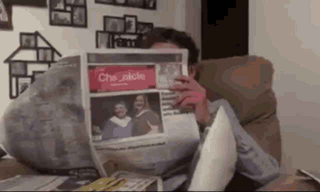 Newspaper Down GIF - Newspaper Down James GIFs