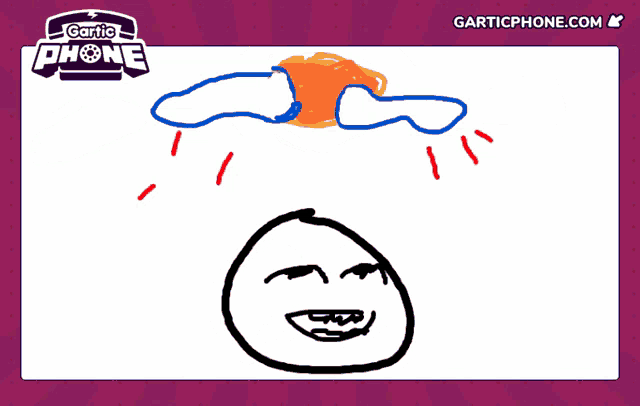 a drawing of a person crying with garticphone.com written on the bottom