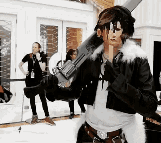 Squall Cosplay GIF - Squall Cosplay Ff8 GIFs