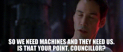 So We Need Machines And They Need Us Is That Your Point Councillor GIF - So We Need Machines And They Need Us Is That Your Point Councillor So We Need Machines And They Need Us Is That Your Point Councillor GIFs