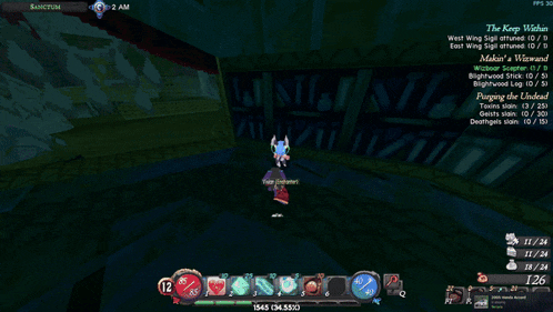 a screenshot of a video game shows a character named virnan