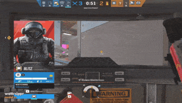a screen shot of a video game with the name blitz