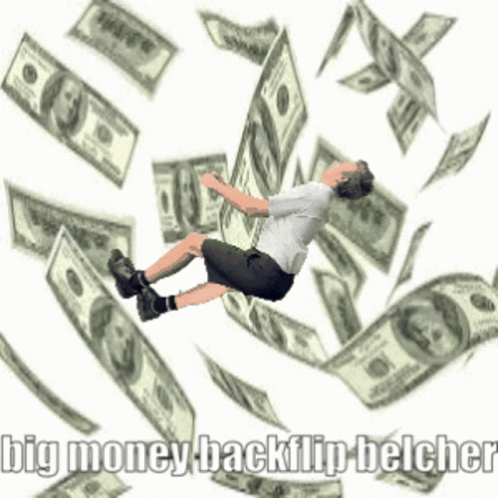 Belcher Backflip GIF - Belcher Backflip Big Money GIFs