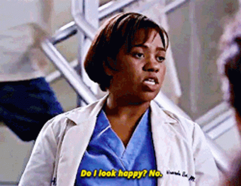 Greys Anatomy Miranda Bailey GIF - Greys Anatomy Miranda Bailey Do I Look Happy GIFs
