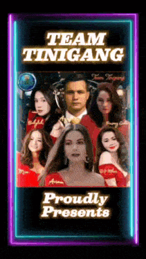 a poster for a movie called team tinigang proudly presents