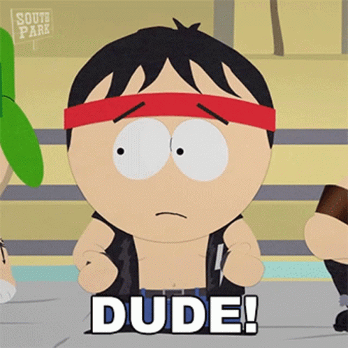 Dude Stan Marsh GIF - Dude Stan Marsh South Park GIFs