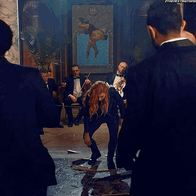 Becky Lynch Ceiling GIF