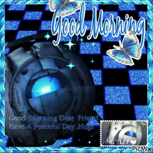 a picture that says good morning dear friend have a peaceful day