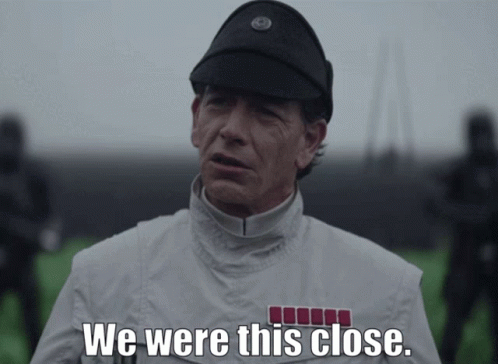 We Were This Close Krennic GIF - We Were This Close Krennic Orson Krennic GIFs
