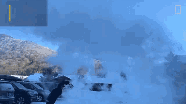 The Droplets Quickly Freeze Turning Into Ice Crystals Science GIF - The Droplets Quickly Freeze Turning Into Ice Crystals Science The More You Know GIFs