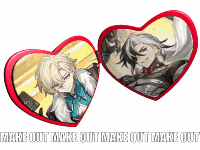 two heart shaped glasses with the words make out make out make out