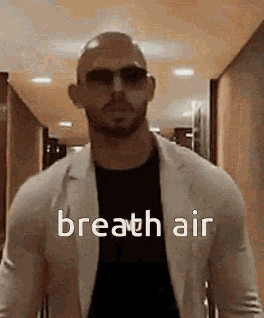 Andrew Tate Memes GIF - Andrew Tate Memes Breathe Air GIFs