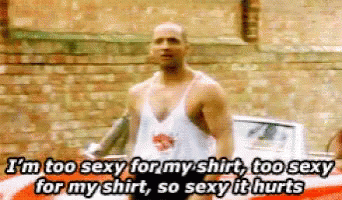 Too Sexy For My Shirt Singing GIF - Too Sexy For My Shirt Singing Sexy GIFs