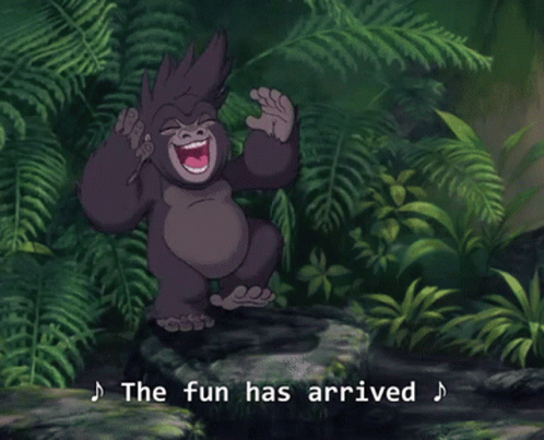 Tarzan Terk GIF - Tarzan Terk The Fun Has Arrived GIFs