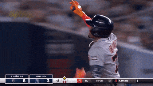 Detroit Tigers Andy Ibanez GIF - Detroit Tigers Andy Ibanez Tigers GIFs