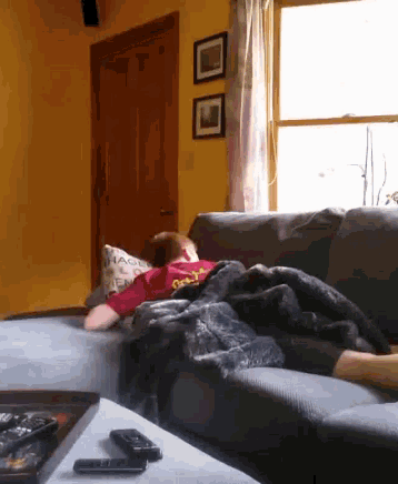 Sleeping Couch GIF